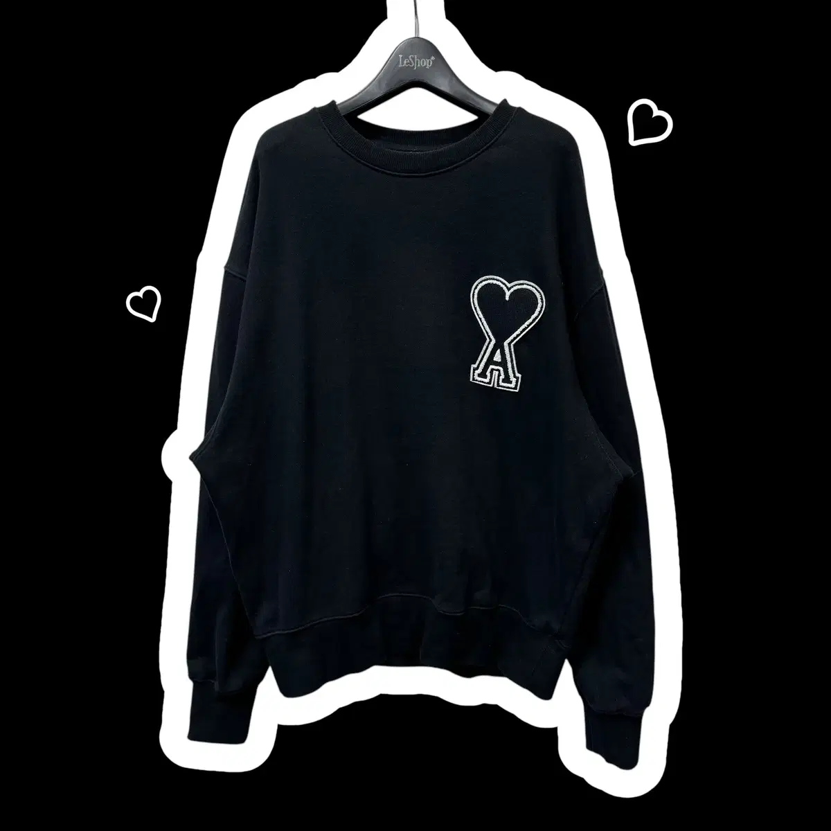 Genuine Army Big Heart Black Tops