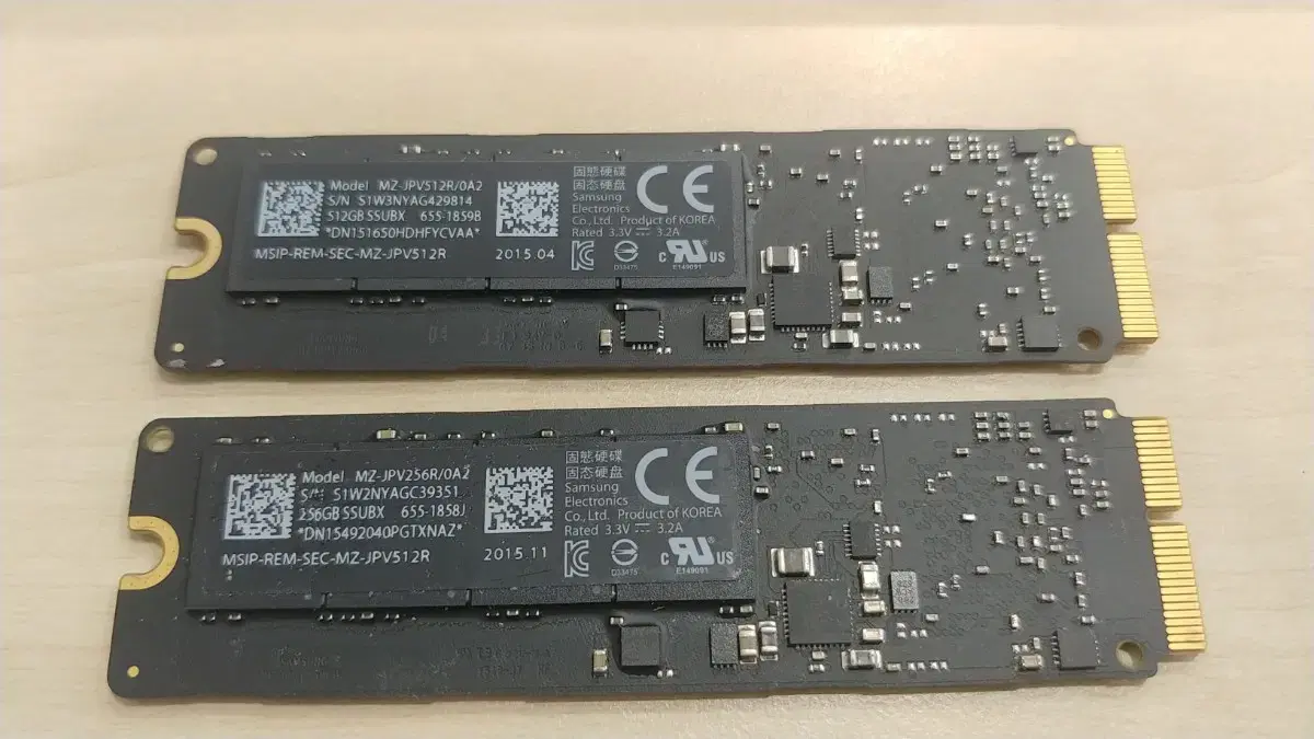 중고 맥북 apple 256g/512g ssd