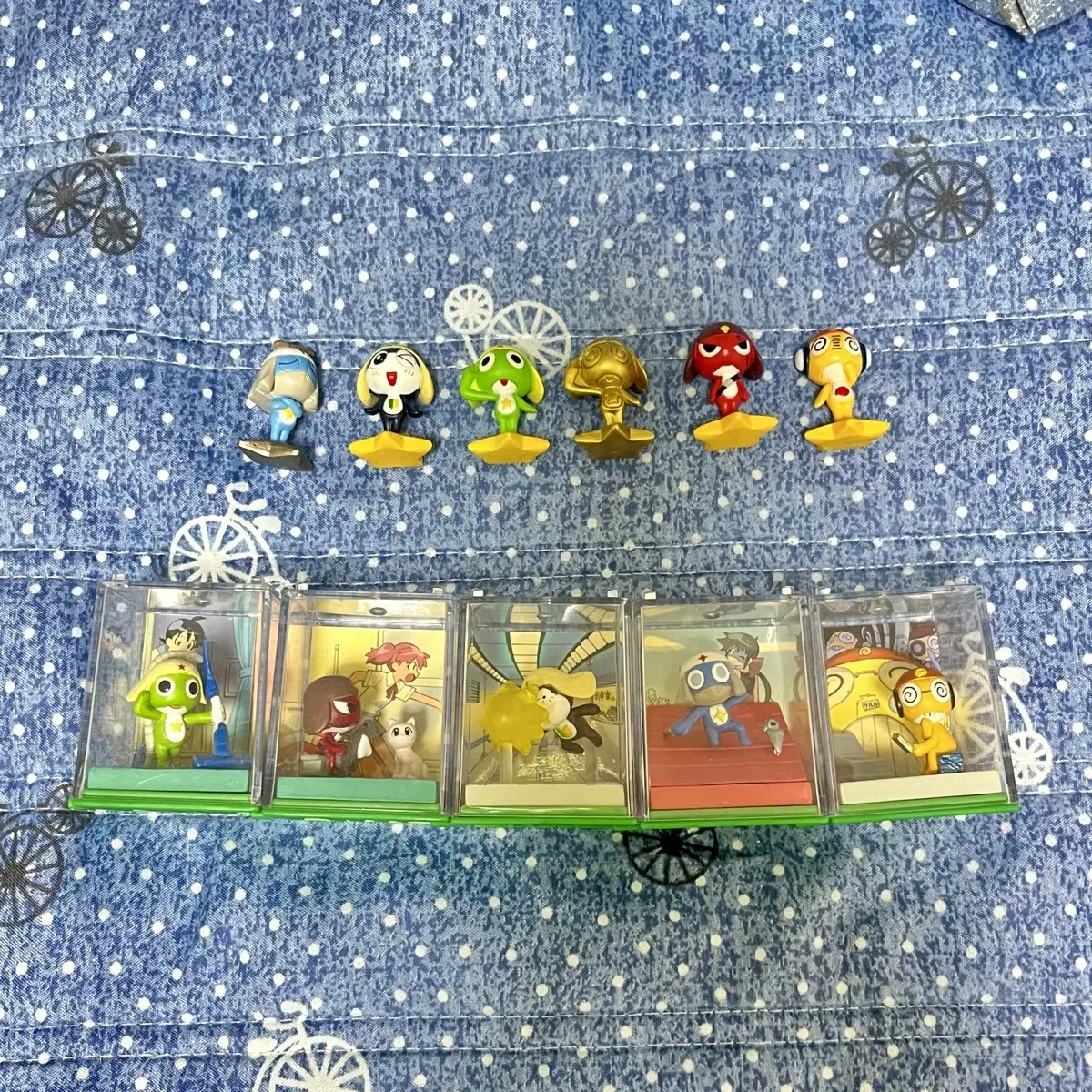 Keroro Gacha Figure Set