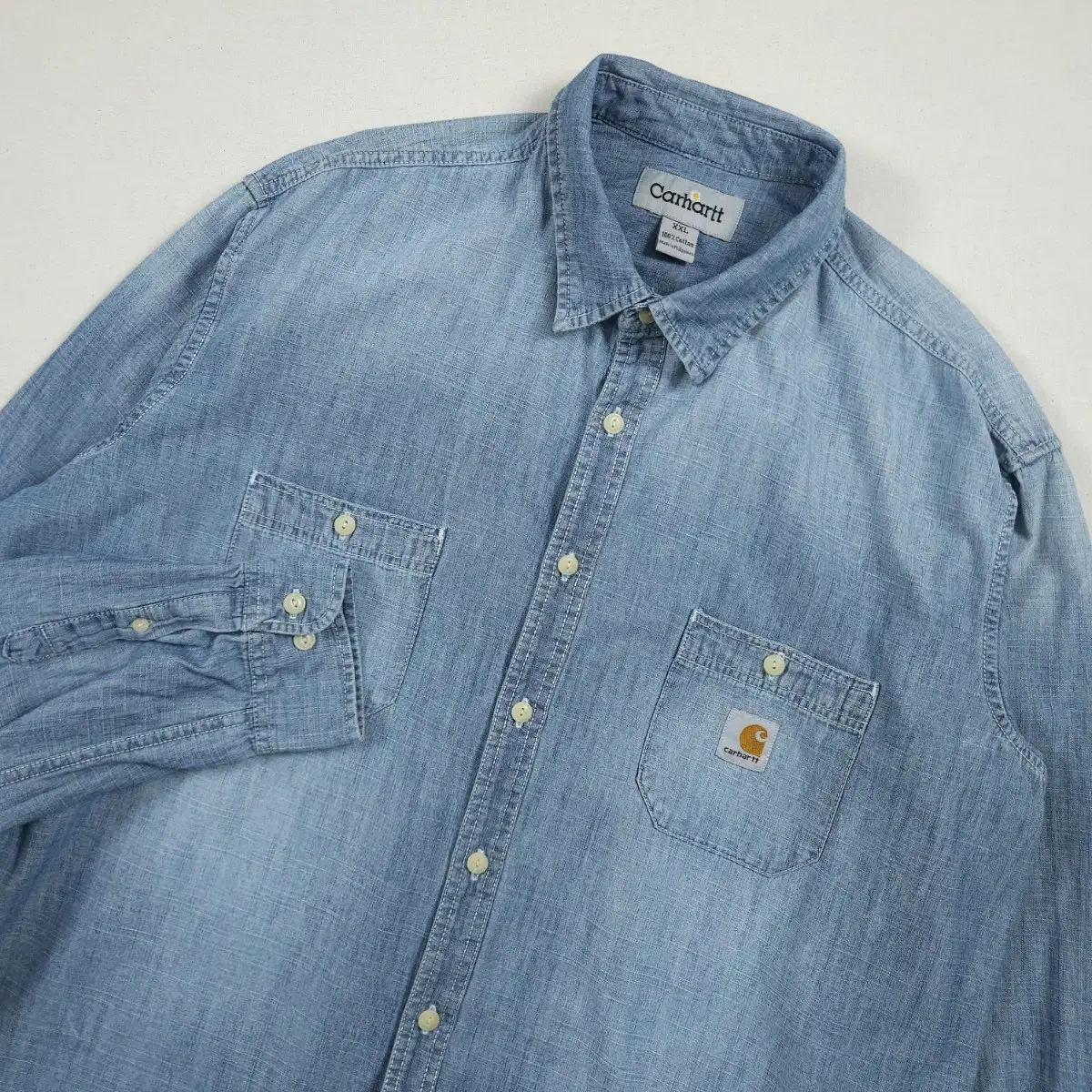 Calhart Remake Denim Shirt Medium Blue (2XL-3XL)