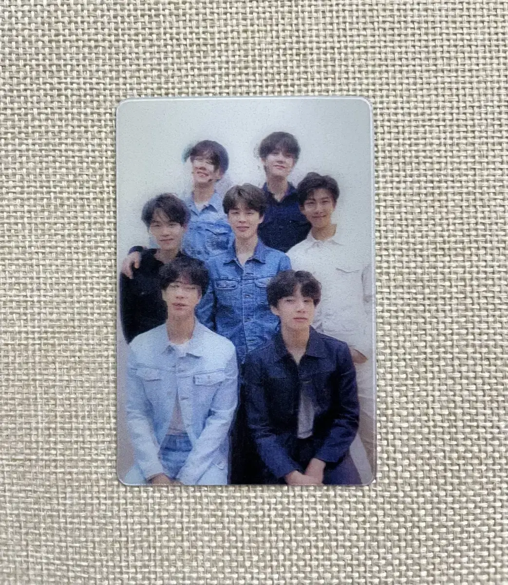 Bangtan Rubsell Tier lenticular First time only photocard