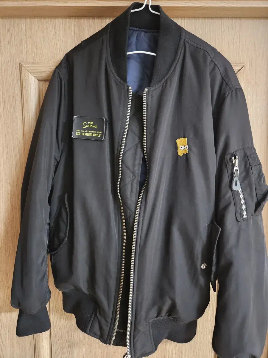 Simpsons Stereo Vinyls MA1 Aviation Jacket