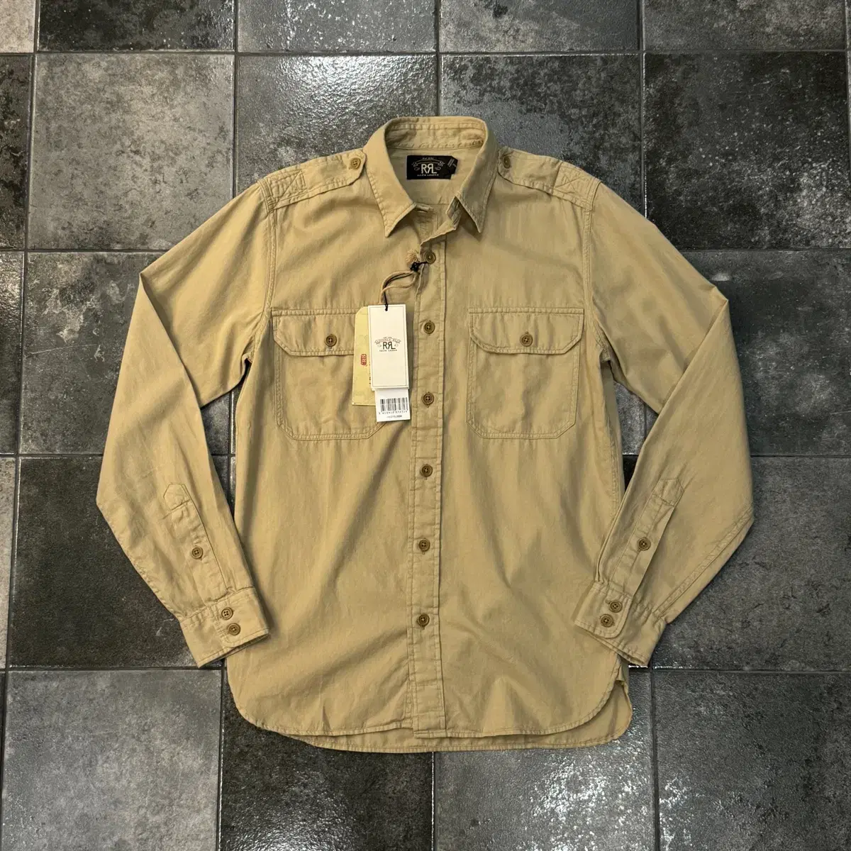 RRL Garment Die Twill Shirt