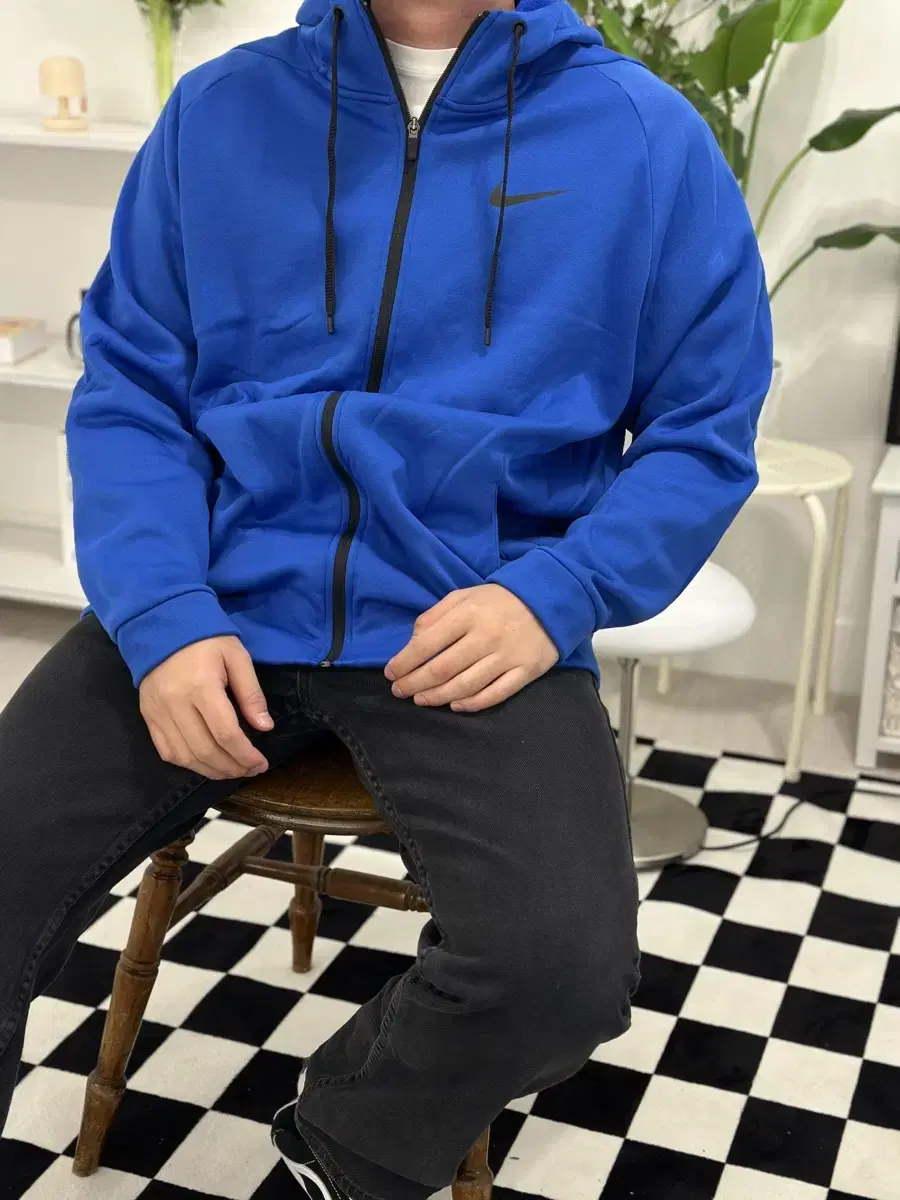 [110] Nike bloo jersey hoodie zip up