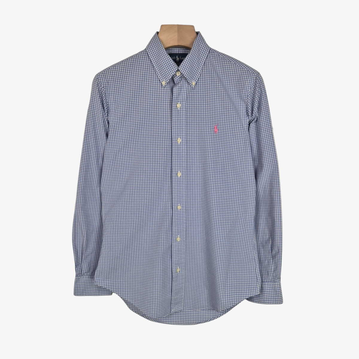 [95] Polo Ralph Lauren Sky Blue Gingham Check Shirt