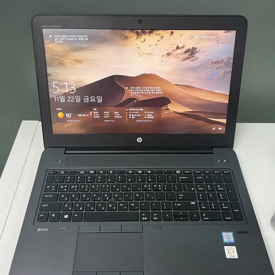 HP 워크스테이션 ZBOOK 15 G4 7세대 i7 노트북