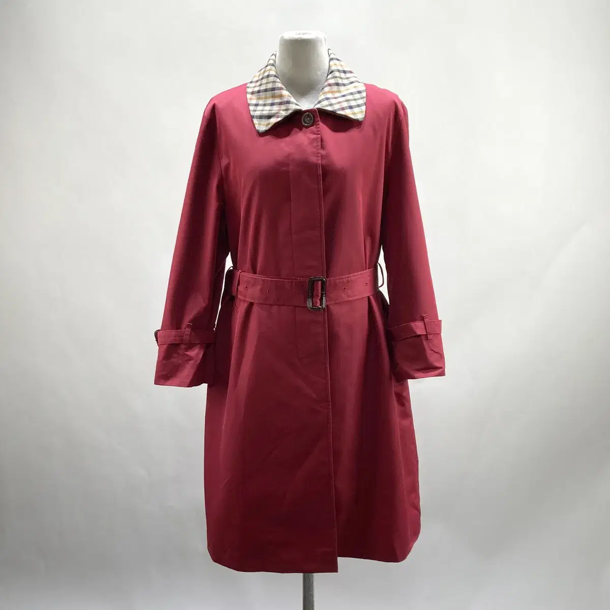 Daks Women's Trench Coat Red M Permanent