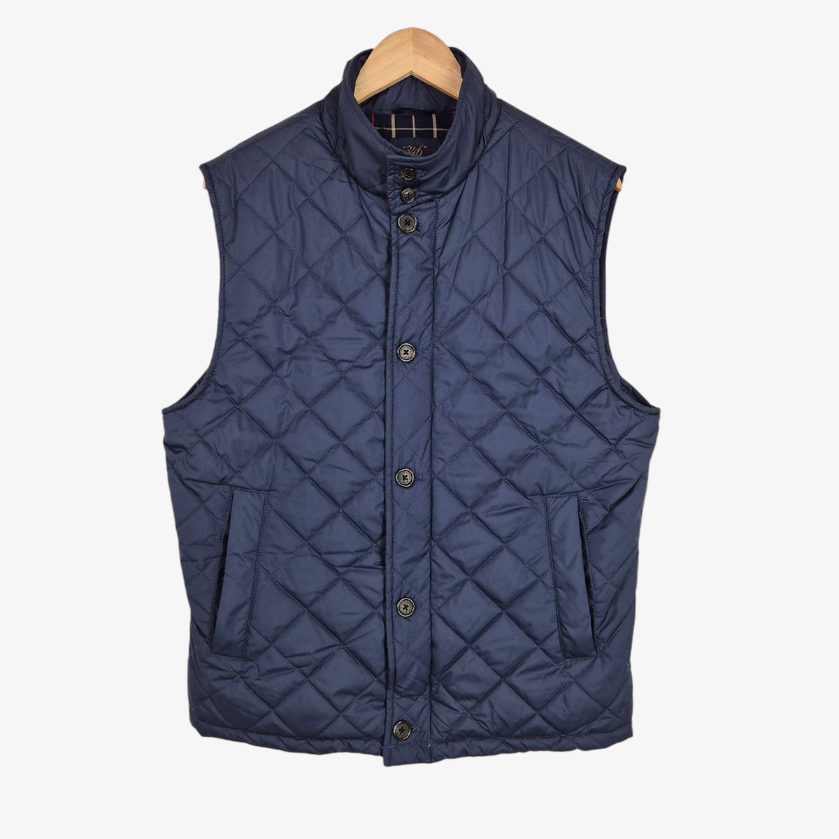 [100] Brooks Brothers Navy Quilted Jo Vest