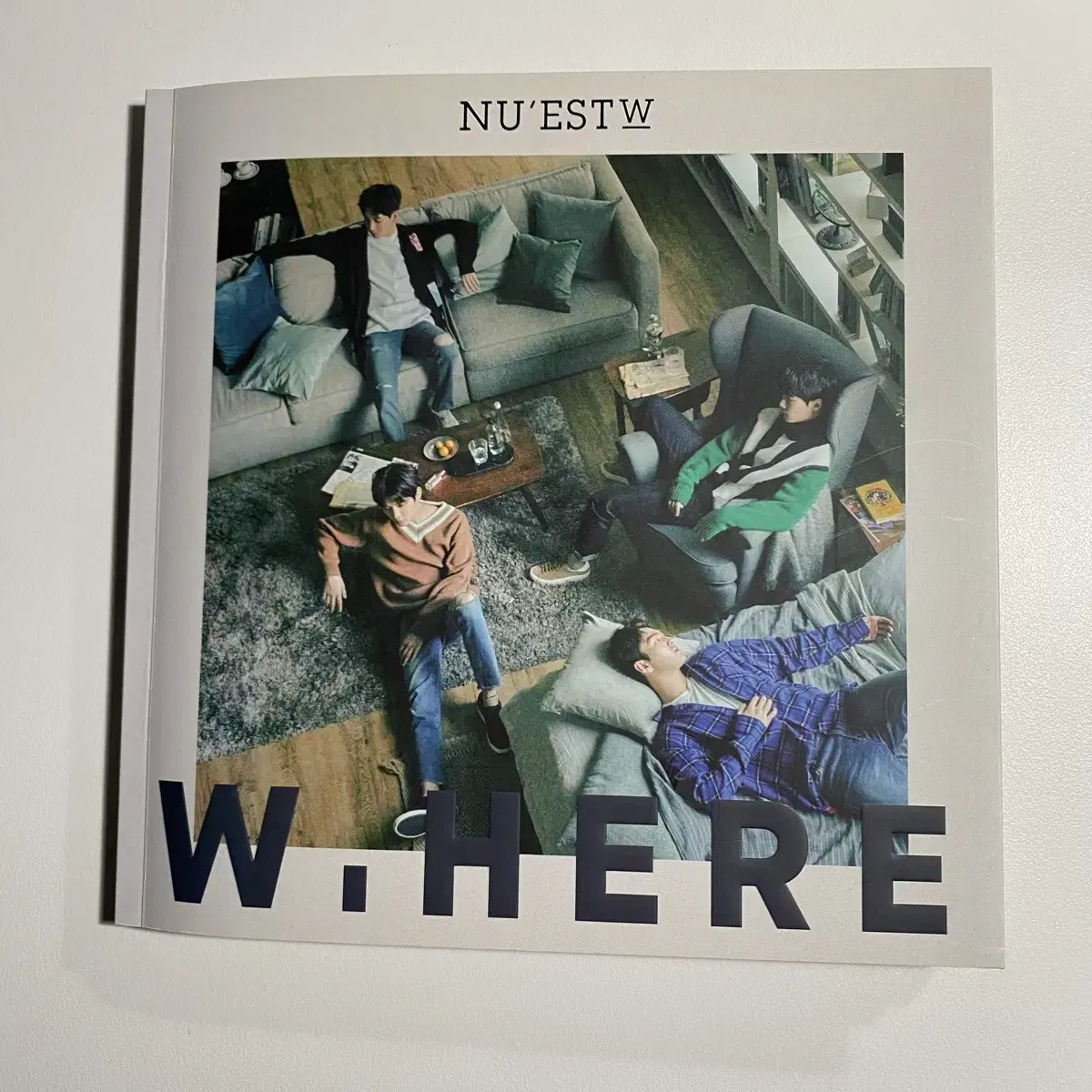 (반택포) 뉴이스트 W 앨범 W, Here 2종 일괄