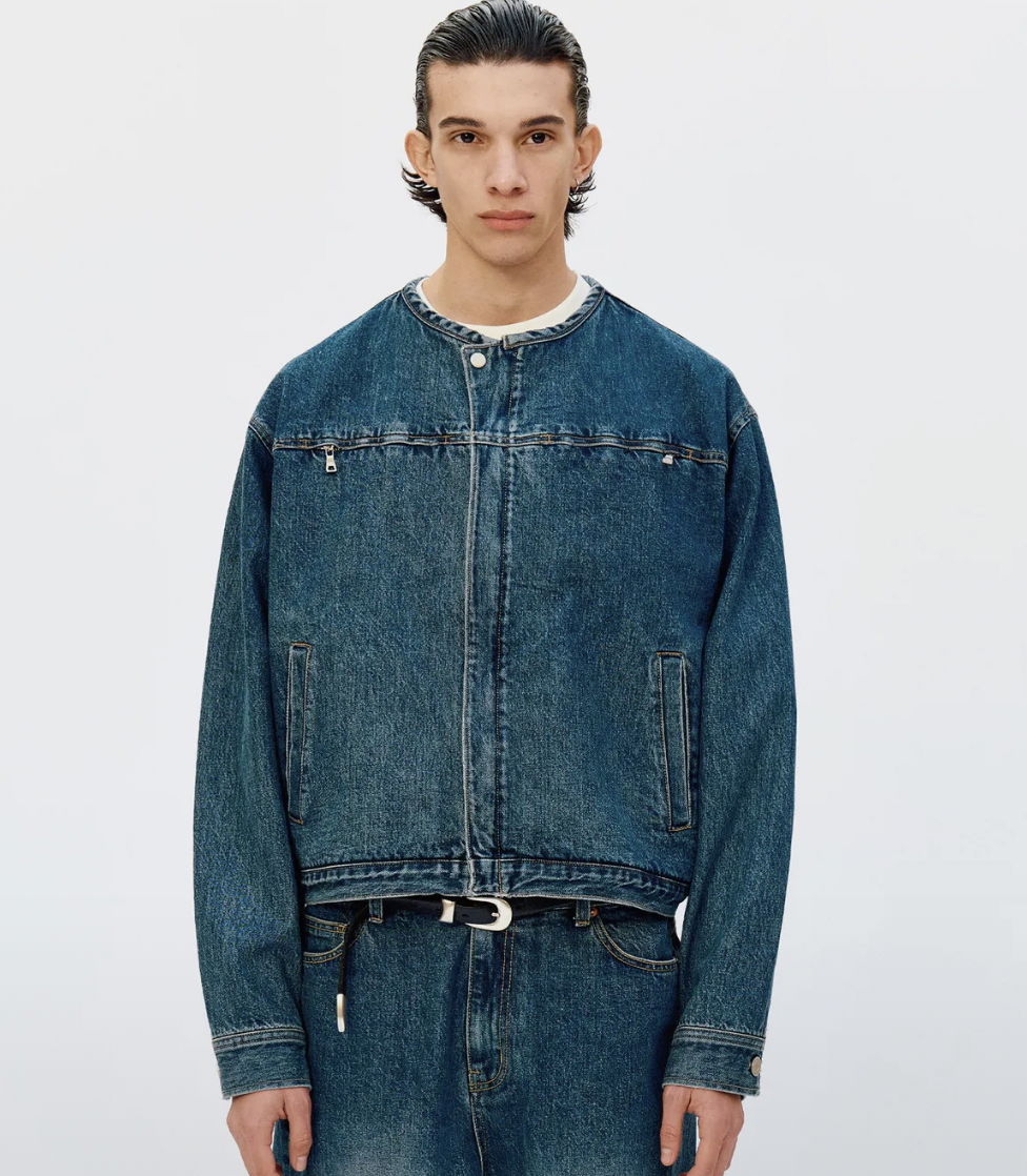 [NEW] WESTERN DENIM JACKET Medium Indigo