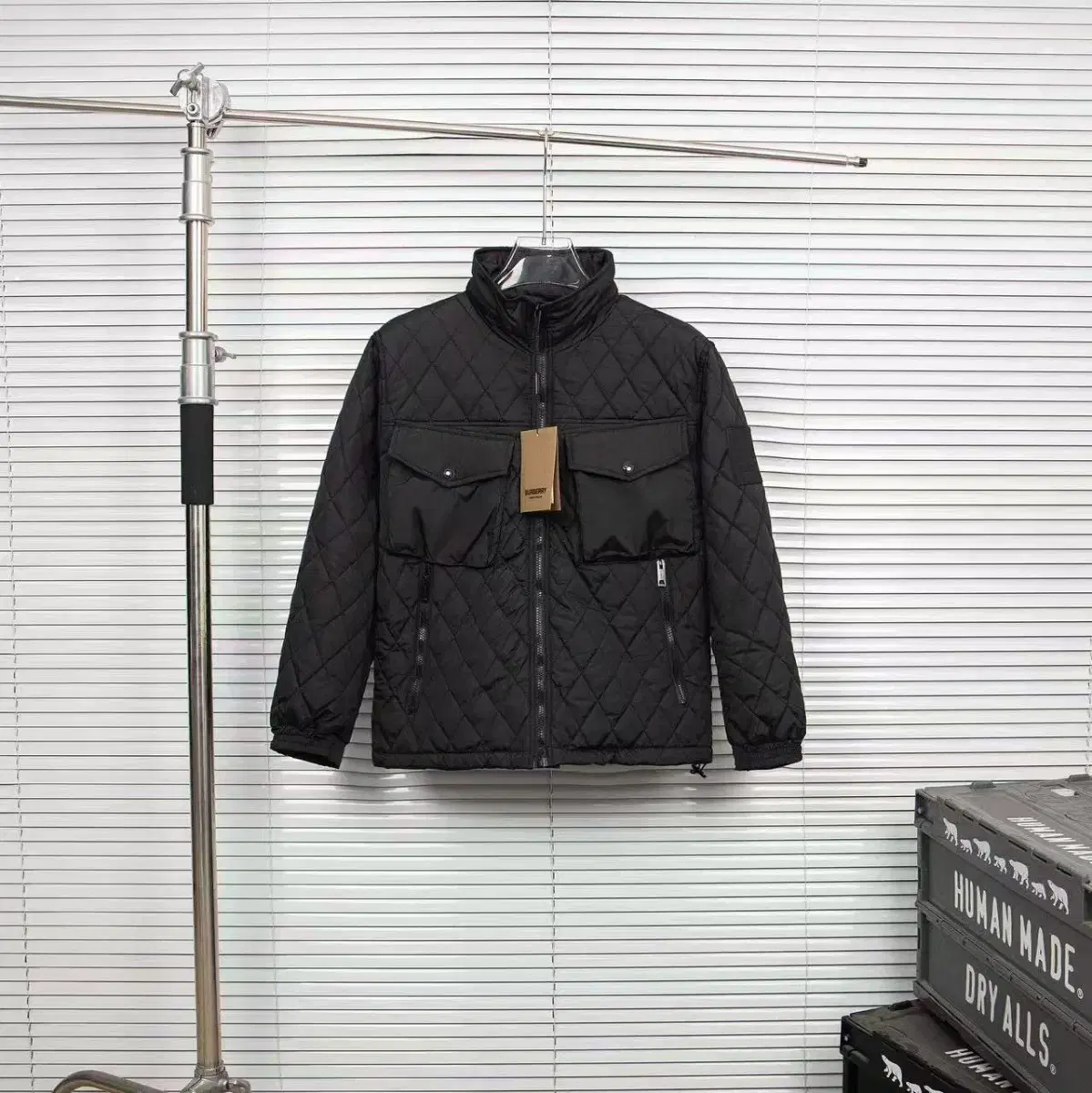 BurberryBurberry black classic cool goose down coat jacket overcoat