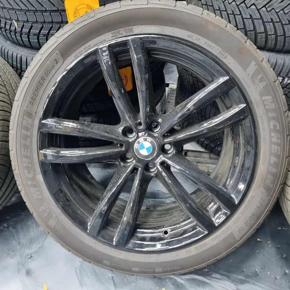 19인치 정품 bmw g바디 647m 순정 블랙 중고 휠만 한대분 판매