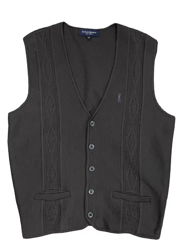 YSL Yves Saint Laurent 100% wool knit vest 95