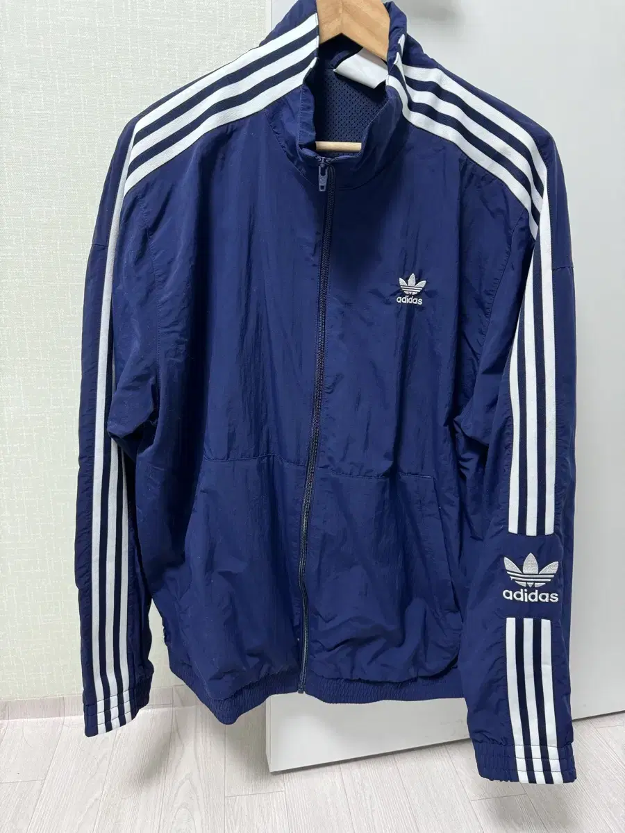 Adidas 2xl Lock Up Trefoil Tracktop Jacket Indigo HL2189