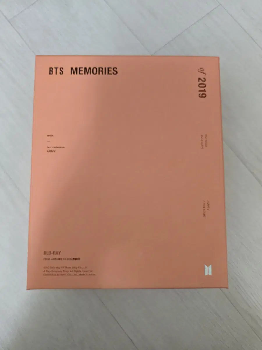 BTS BTS 2019 Memories blu-ray Ble dvd DVD