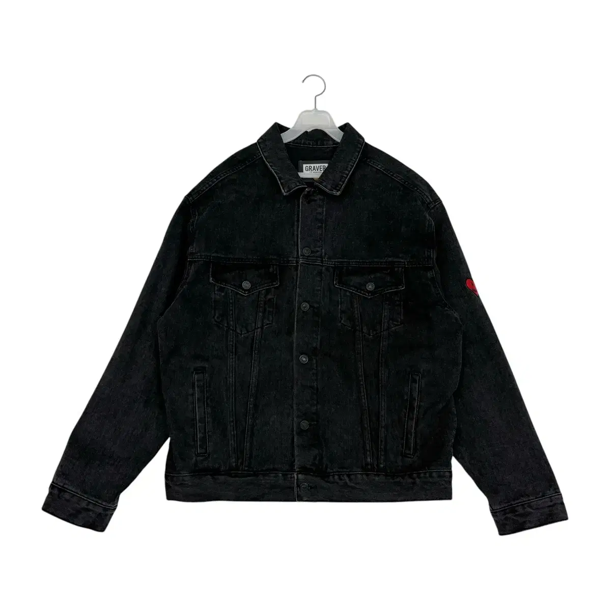 Graver Black Denim Trunker