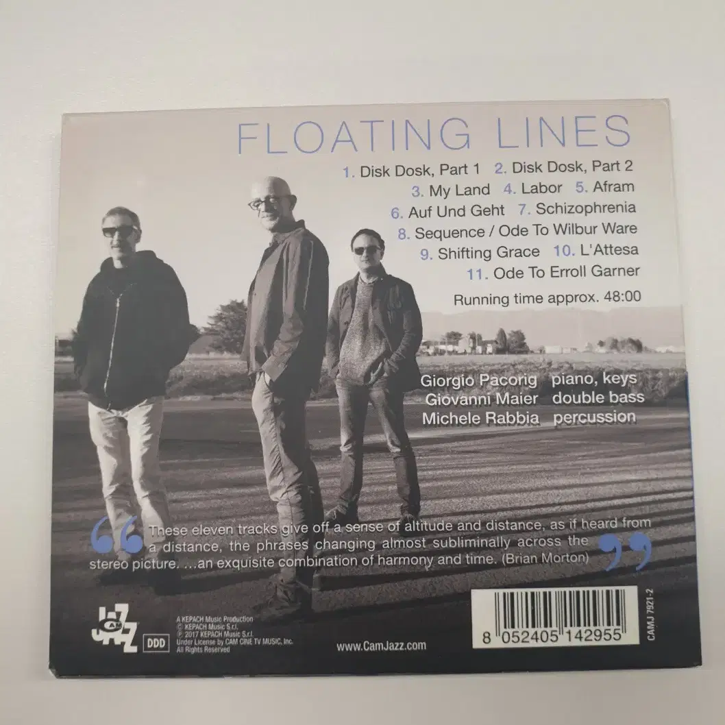 [중고 CD] Giorgio Pacorig - Floating Lines