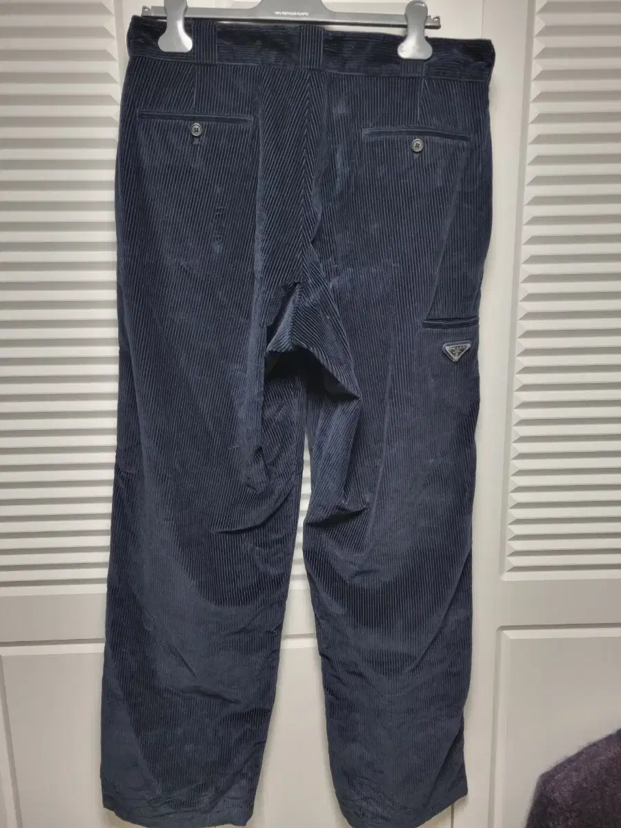 Prada corduroy pants SPG30 bloo size 50 new (size 34)