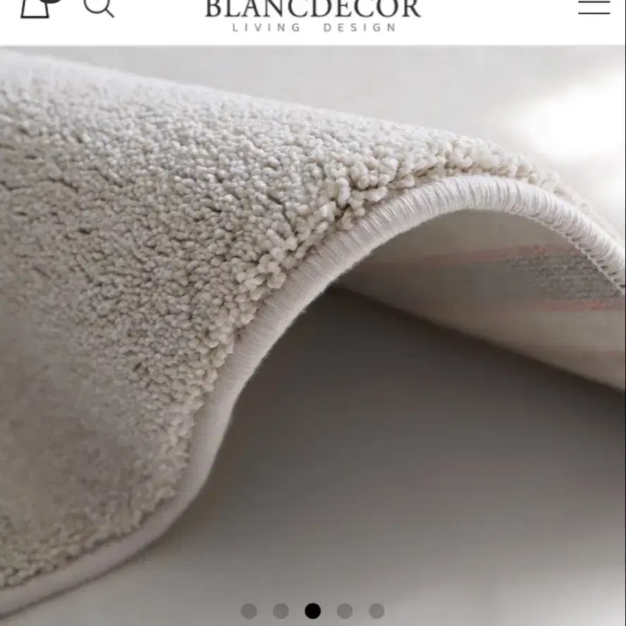 미개봉 가격인하) 대형 고급러그 blancdecor 판매합니다