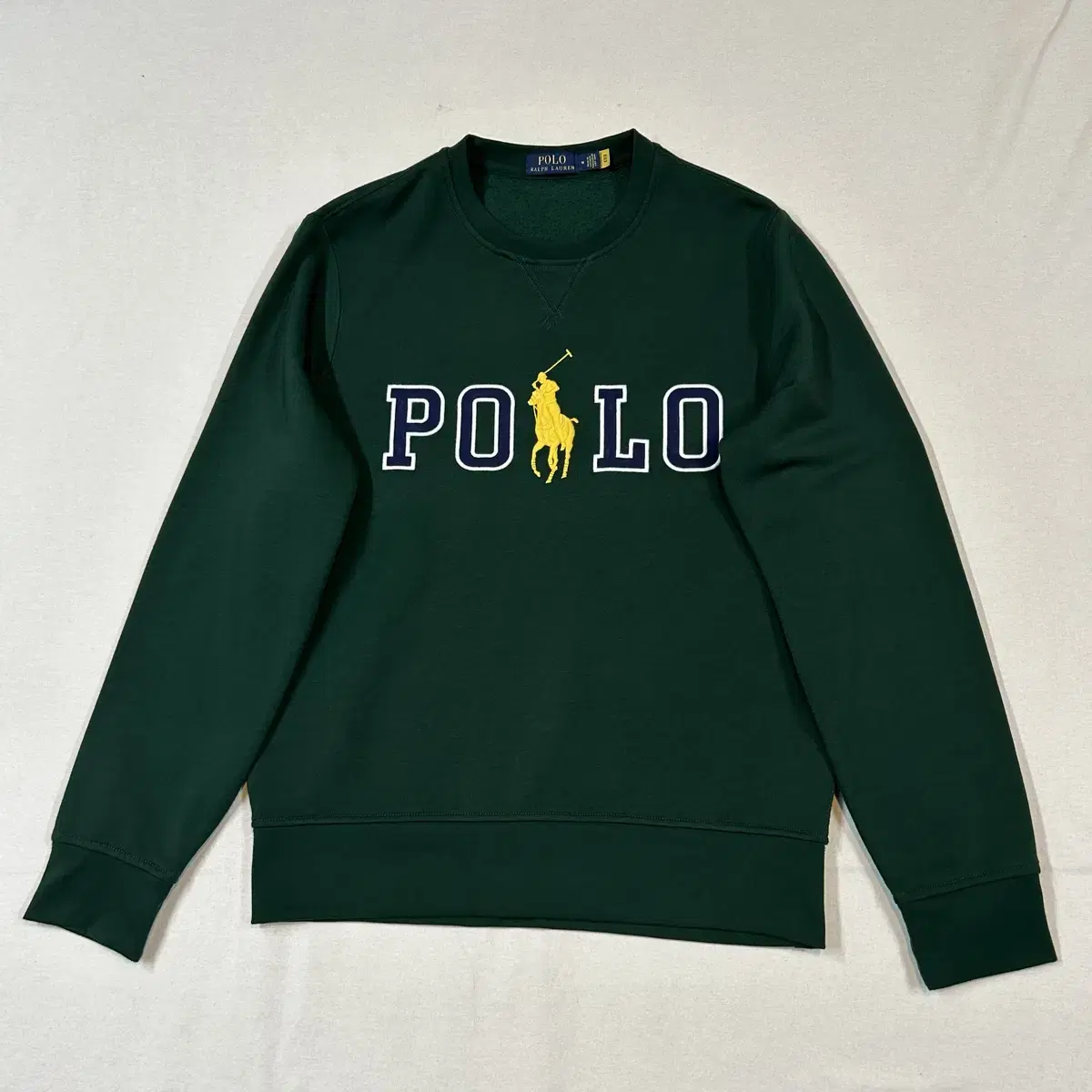 M) Polo Ralph Lauren Big Pony Spellogo Man-To-Man New QAltab