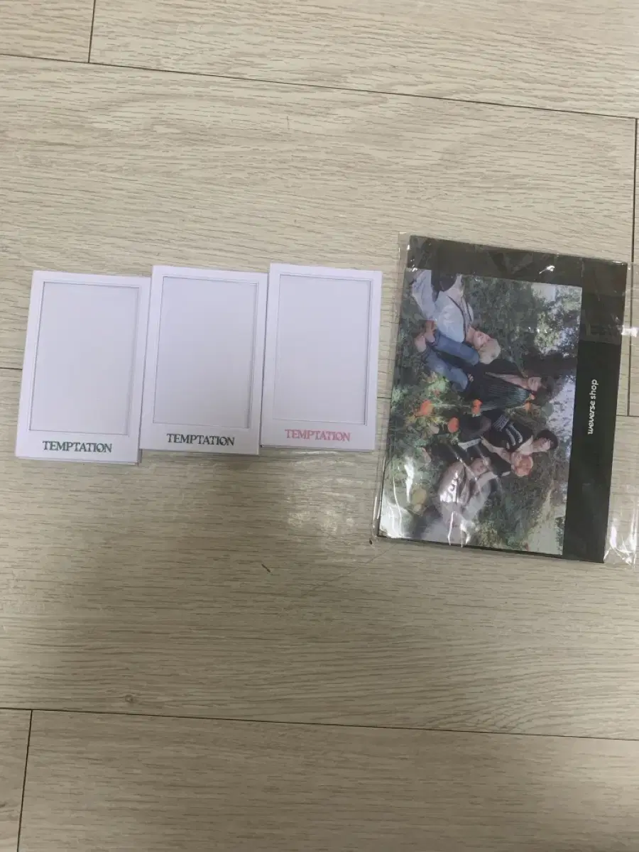 TXT Temptations weverse shop pre-order benefits framed photo postcards