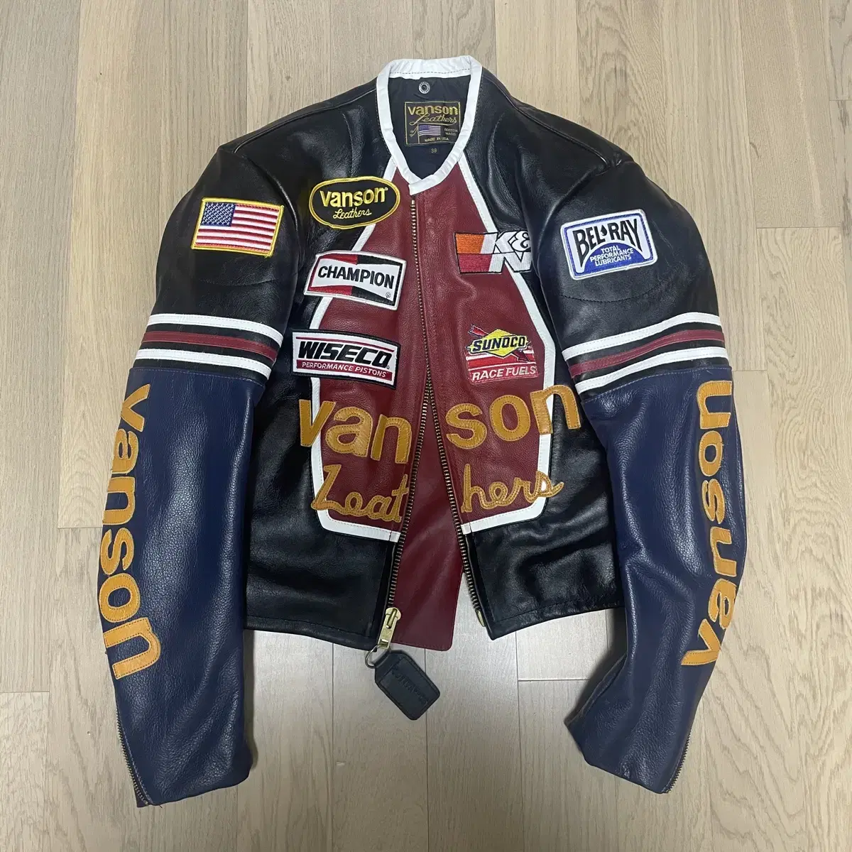 [38]Branson Star Leather Jacket