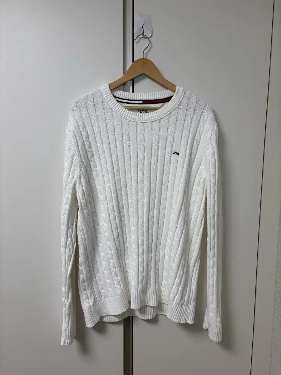 Unworn)Tommy Jins Sewn Knit XL/White