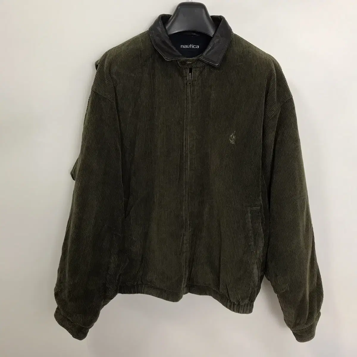 Nautica 90s Leather Kara Reversible Corduroy Jumper [110]