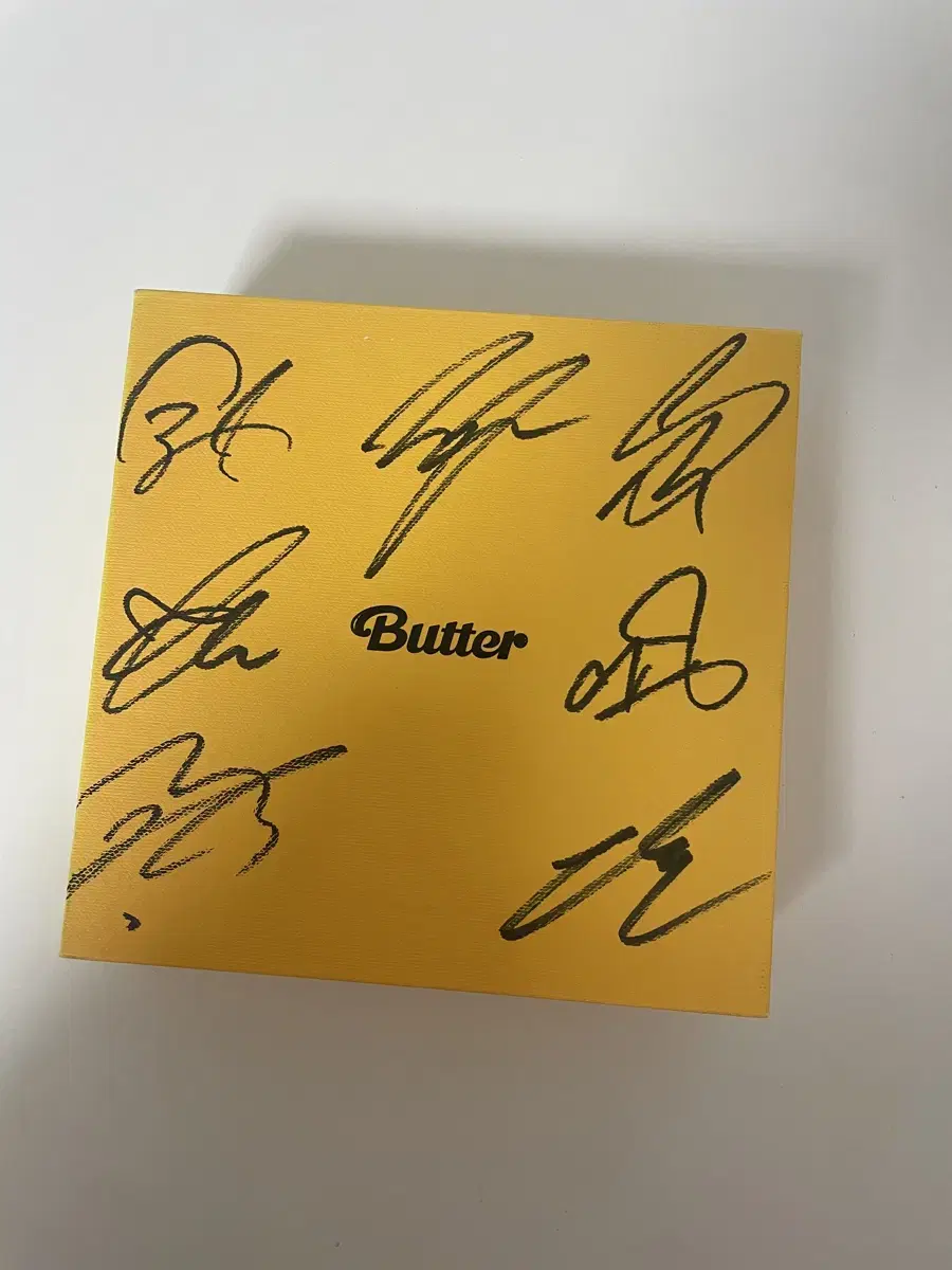 BTS Butter autographed album.