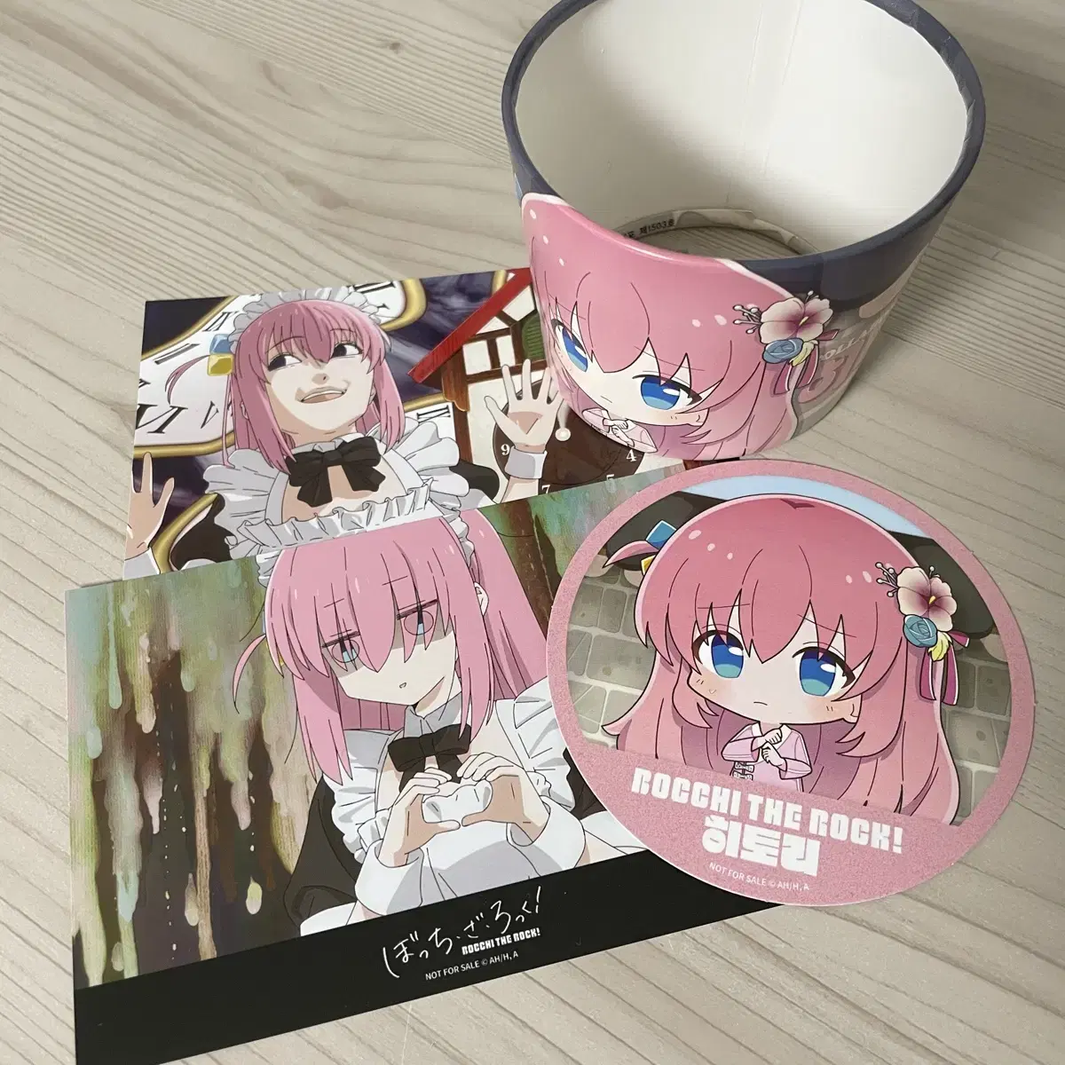 Botch the Lot Botch the Rock Anime Collaboration Cafe Goods Cup Holder