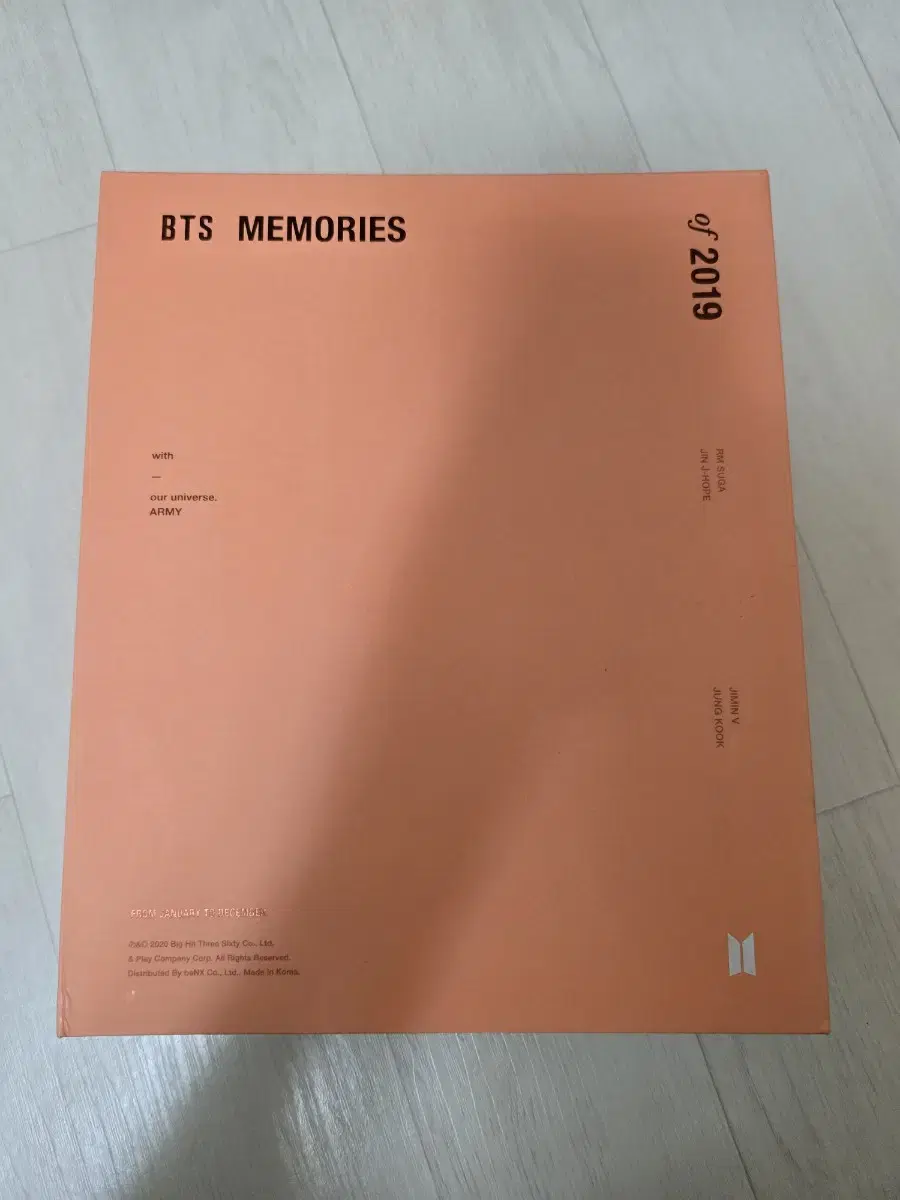 BTS BTS 2019 Memories dvd DVD