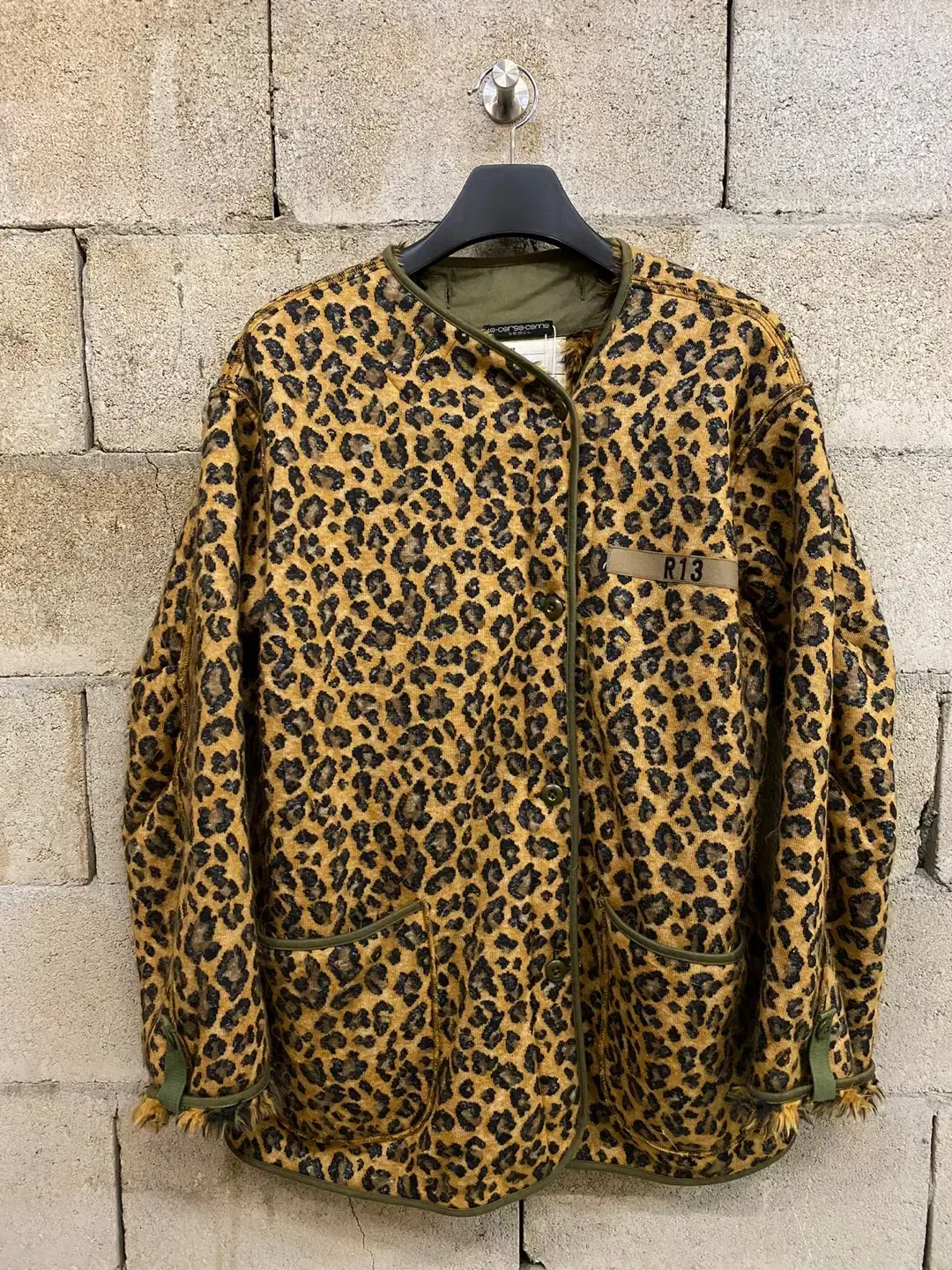 R13 Leopard Liner Jacket