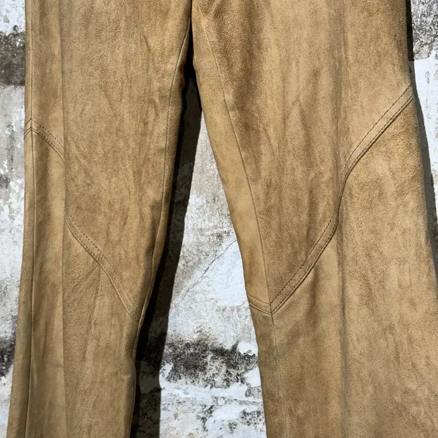 DKNY Sheep Skin Boot-Cut Pants