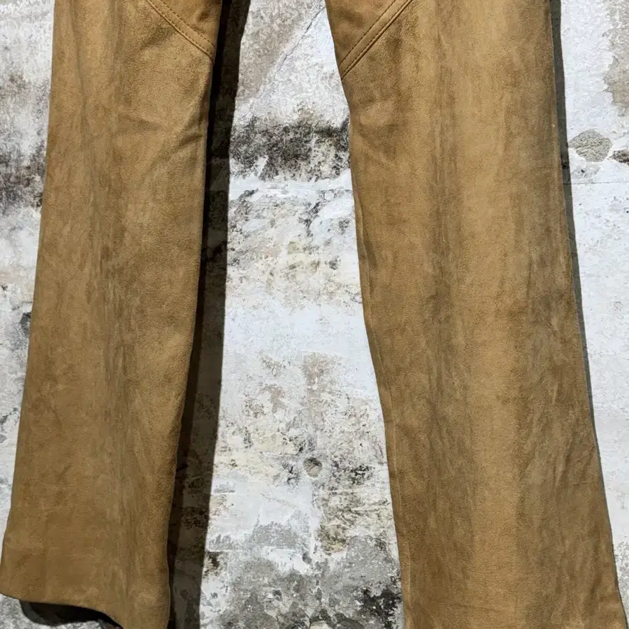 DKNY Sheep Skin Boot-Cut Pants