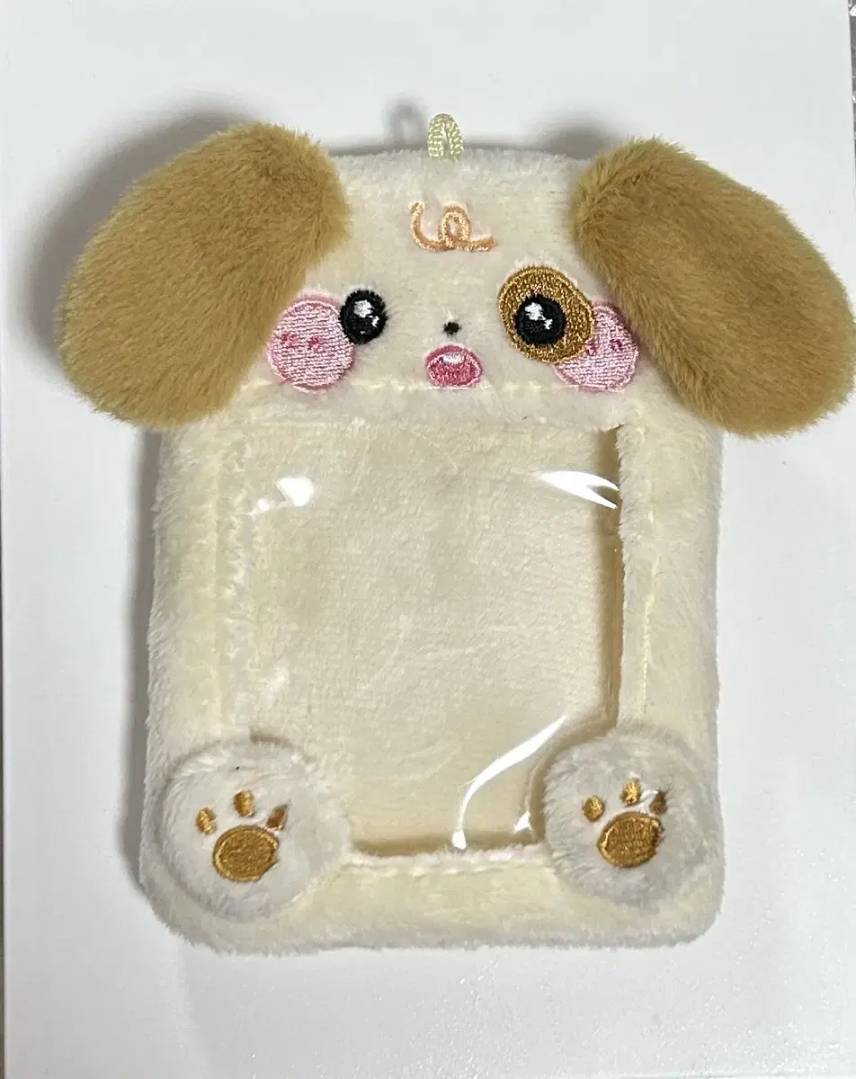 animal photocard holder fur holder dog photocard holder