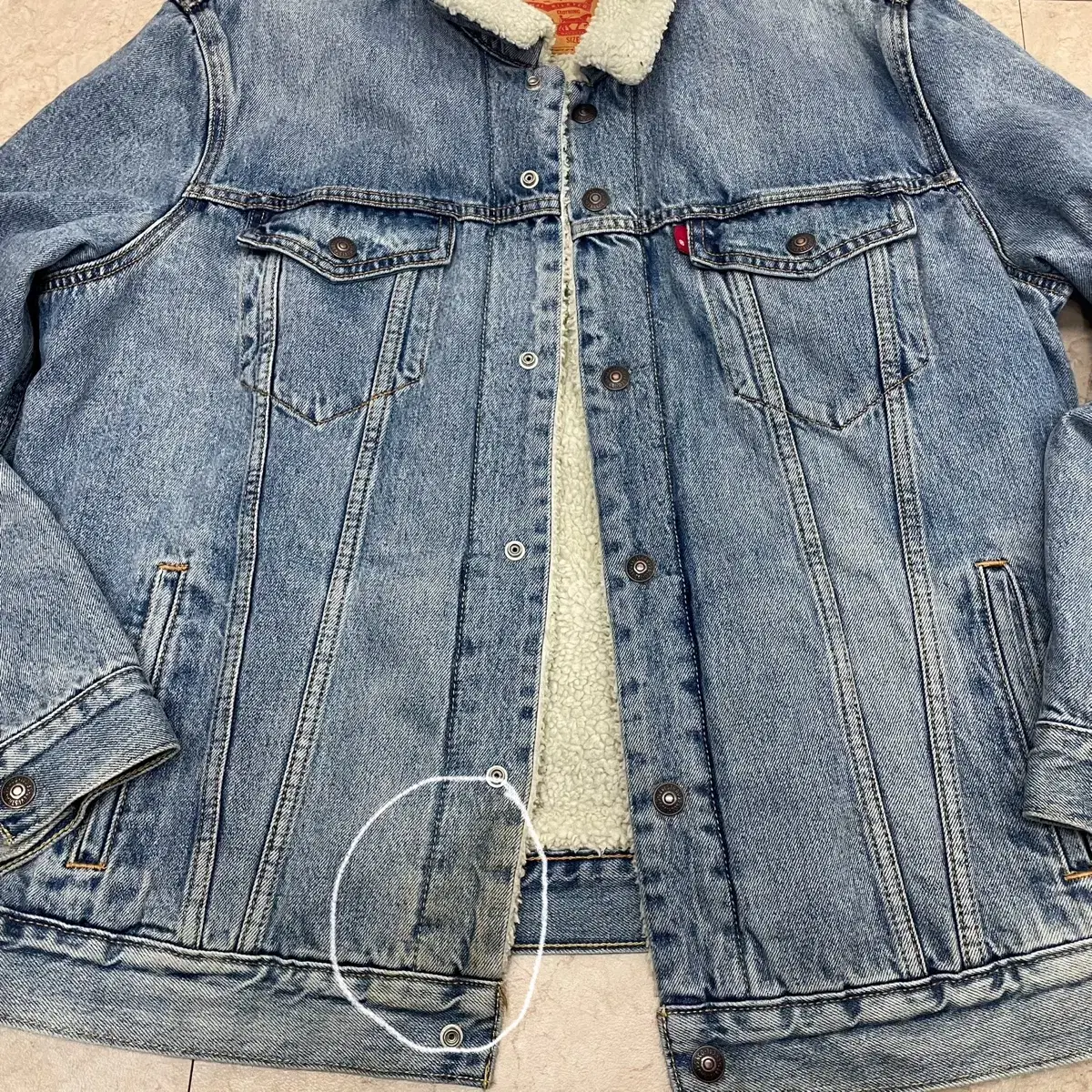 (XL) Levi's 리바이스 쉐르파 자켓