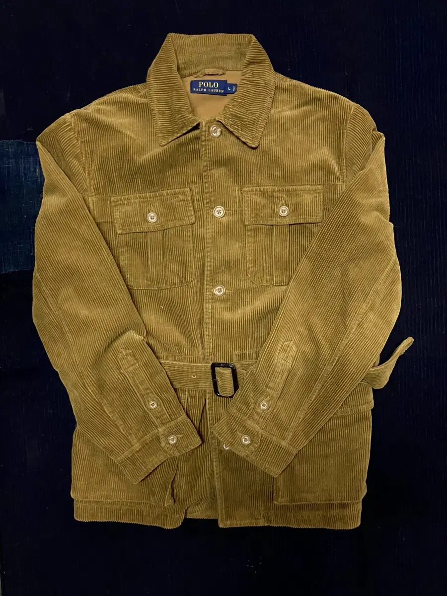 Polo Ralph Lauren Corduroy Belted Jacket L