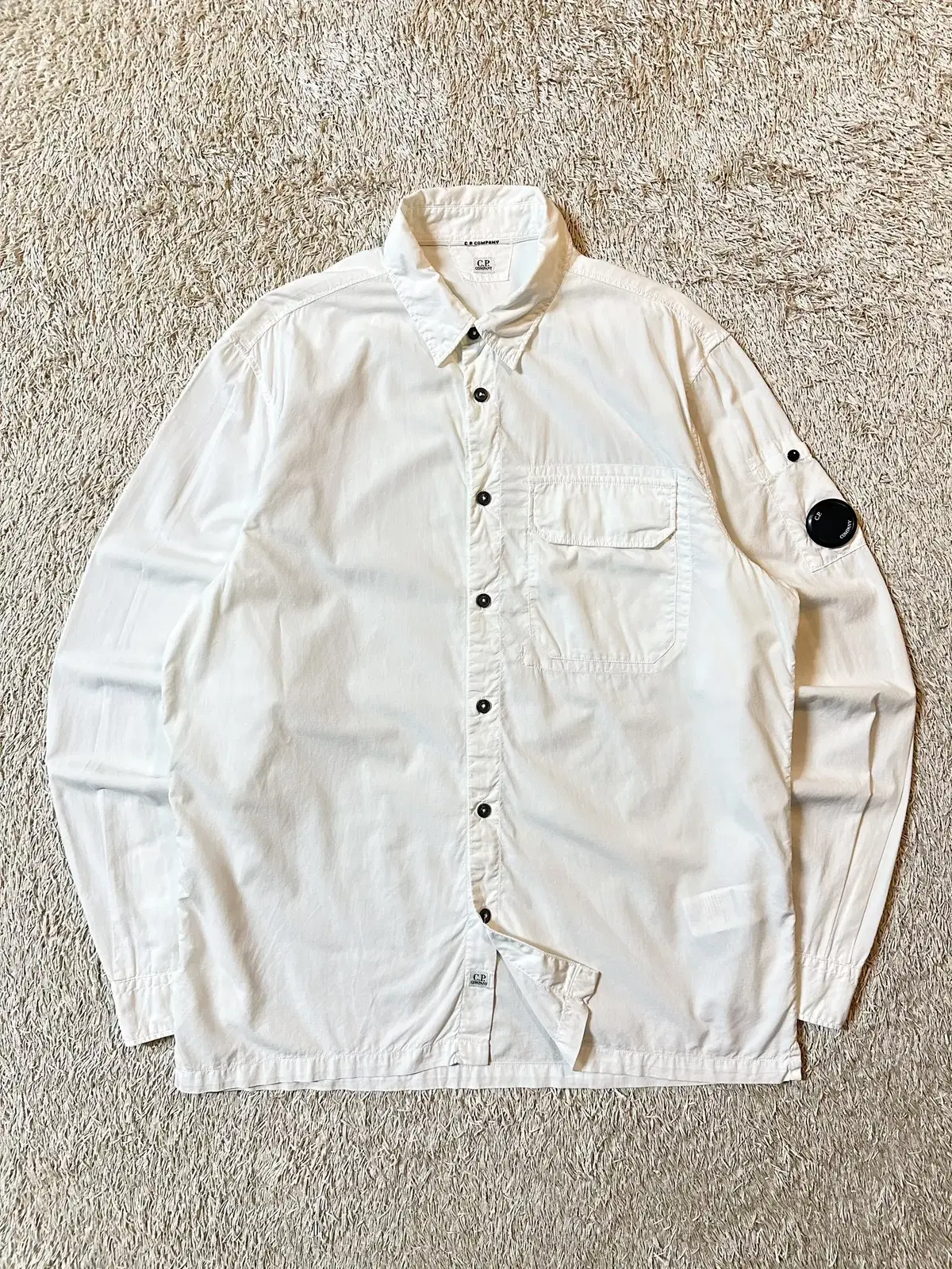 [XL] Store Edition) 20SS CP Company Renwa Pen Shirt White