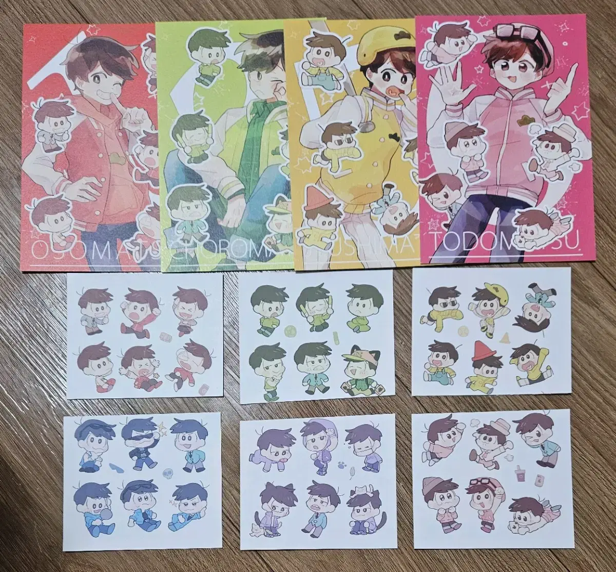 Osomatsu Statue Postcards & Stickers