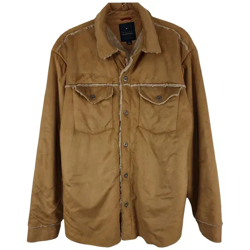 만원샵 Tommy Hilfiger Faux Suede Mustang Shirt Jacket M04674