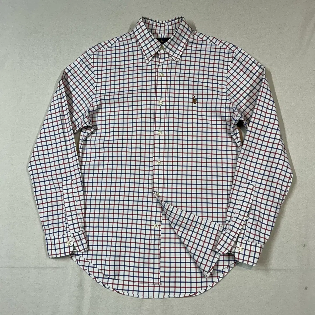 M) Polo Ralph Lauren Classic Check Shirt Slim Fit