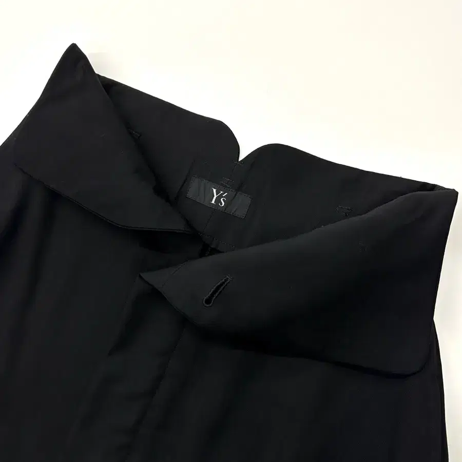 Yohji yamamoto 요지 야마모토 지퍼 블랙 롱스커트