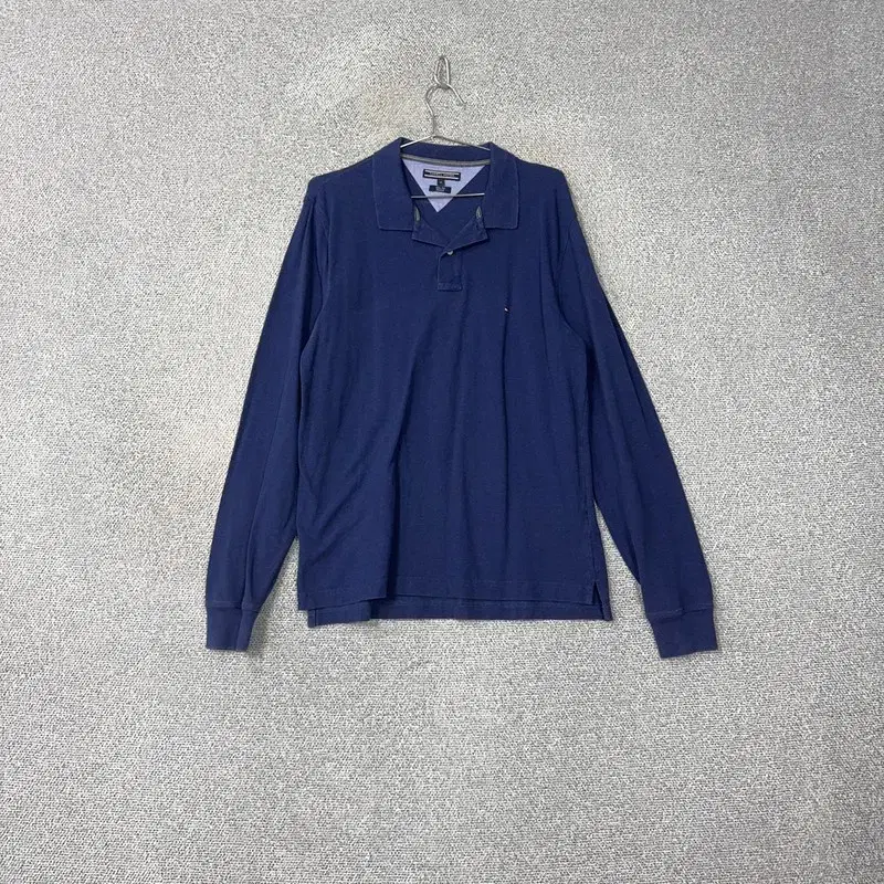 Tommy Hilfiger Navy Logo Long Sleeve Karate XL