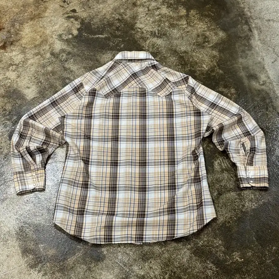 70s Levis WhiteTab Check Western Shirt