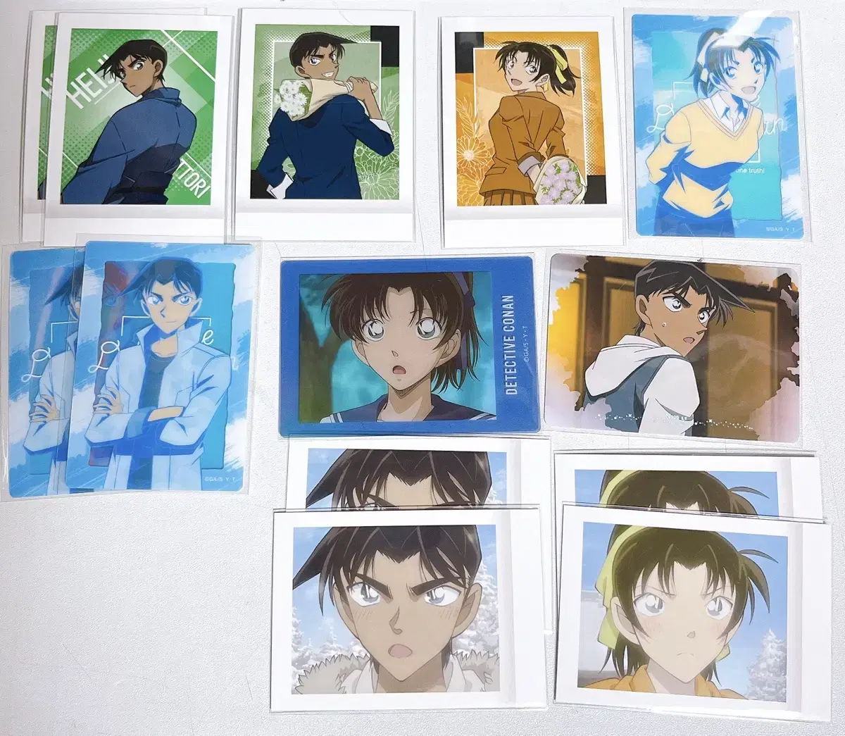 Detective Conan Pasha kard Vowels heiji, kazuha, heka