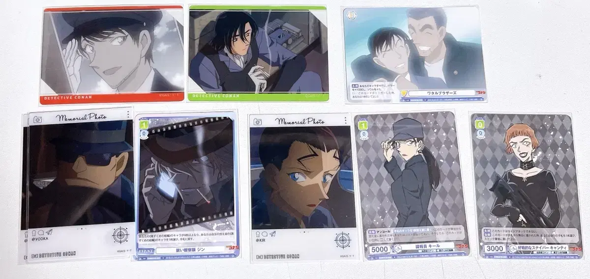 My Detective Conan PoliceSynchronized, black organization kard bundle