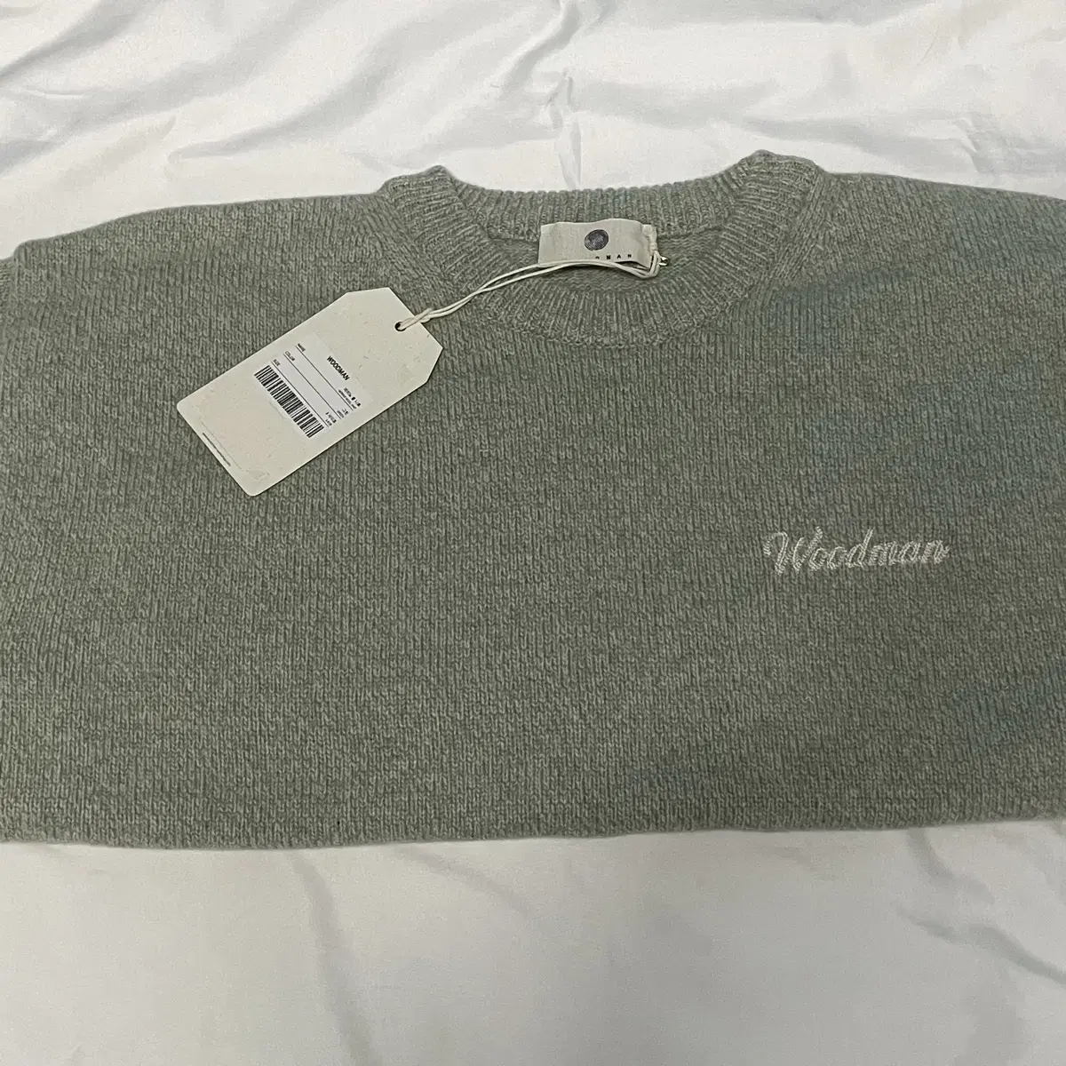 (New, RRP $16) Woodman Merino Wool Knit Green Size 3(XL)