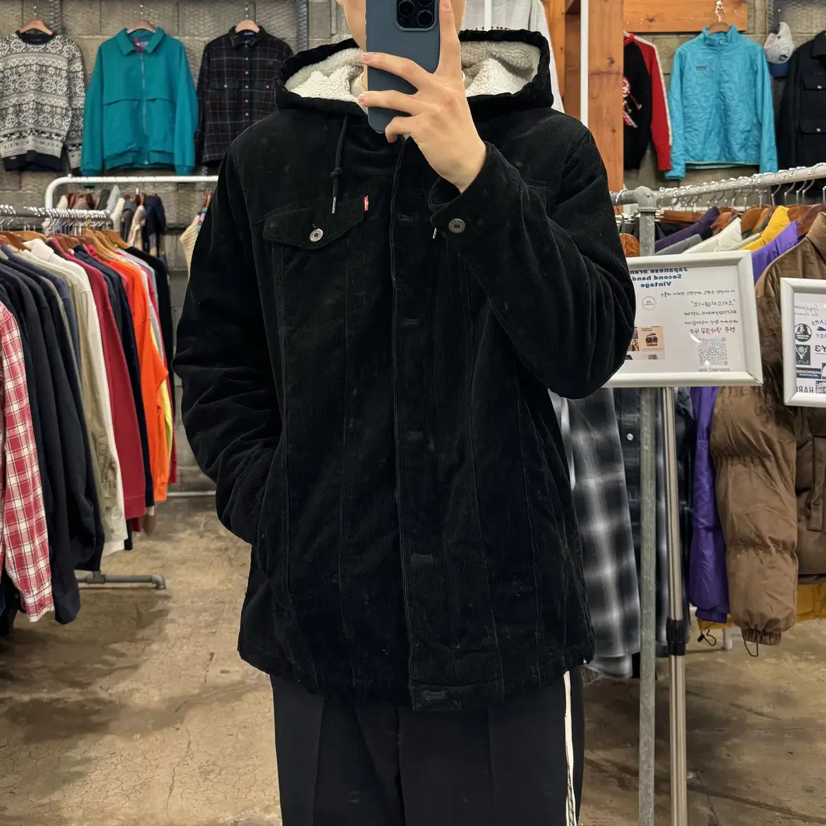 Levi's Corduroy Sherpa Jacket (105/kold_5993)