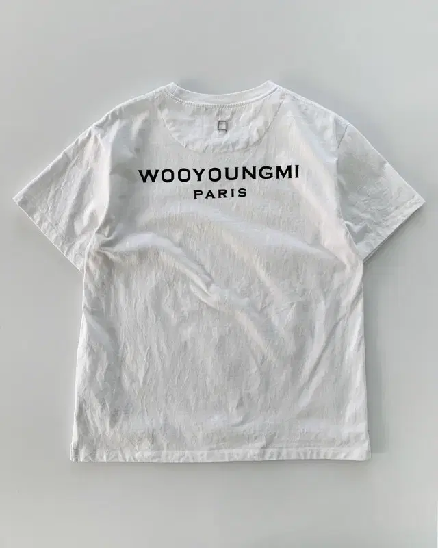 95 Wooyoungmi 22FW Black Logo Short Sleeve PN2006