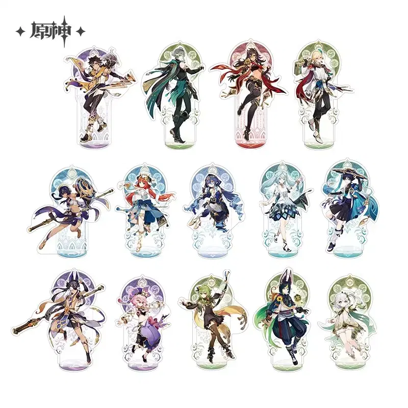 Genshin Impact Sumerian-themed characters acrylic stands